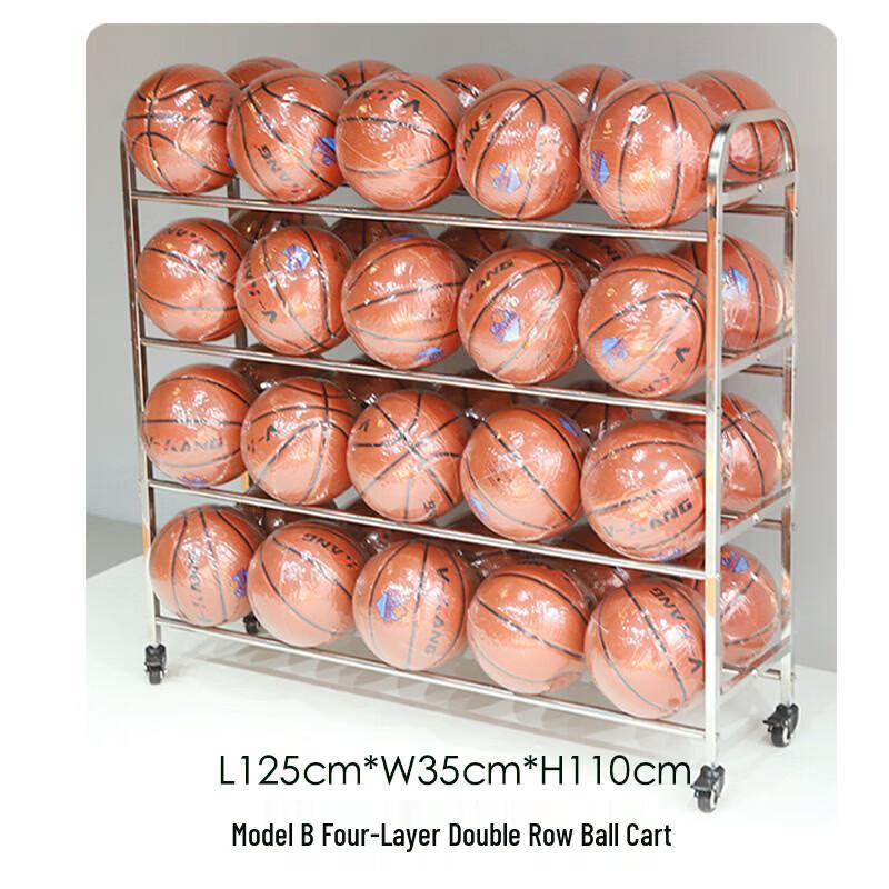 Lizhan Portable Foldable Ball Storage Cart