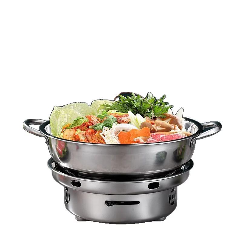 ZISIZ 304 Stainless Steel Windproof Solid Alcohol Stove