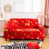 1pc Sofa Slipcover, Non-slip Christmas Santa Claus Sofa Cover, Couch Cover Furniture Protector For Bedroom Office Living Room