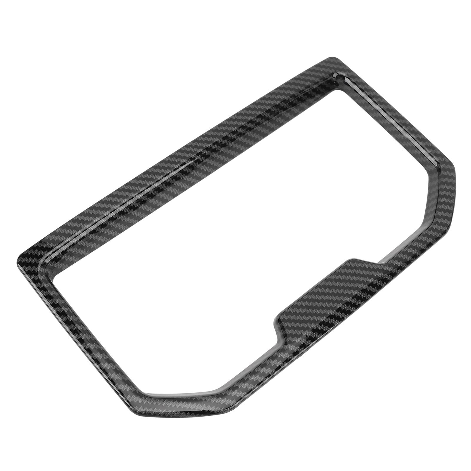 

Накладка на панель подстаканника центральной консоли, декоративная, цвет под углеволокно, рамка подстаканника подлокотника для