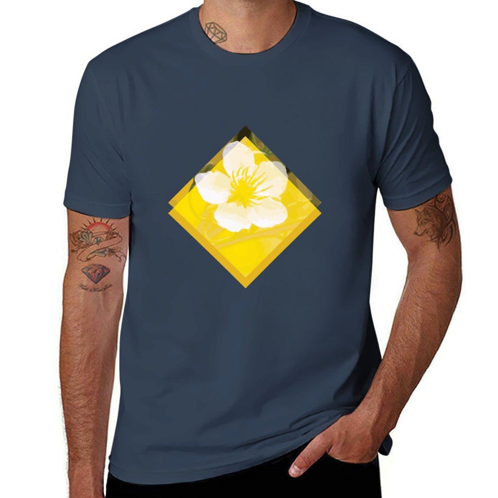 Hoa Mai Yellow Apricot Blossom Vietnam Lunar New Year TShirt cotton tshirt 100 t shirts for man cotton soft TShirt S