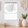1pc 2026 Hanging Calendar,Floral Coloring Calendar, DIY, Christmas Gift, 12 Beautiful Designs, Perfect for Birthdays & New Year
