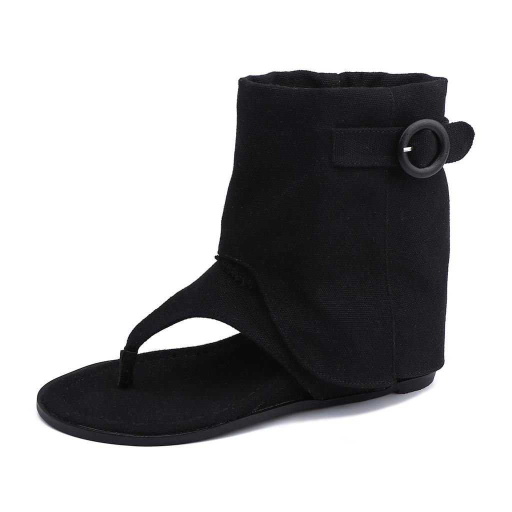Grape mother summer new flip-flops toe cool boots women's Korean version outer wear high-end fashionable short boots 2025