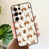 Squirrel Pattern Soft Case For Samsung Galaxy S24 Ultra S21 S22 S23 S25 Plus S20 FE S9 S10 S23 FE Phone Cover