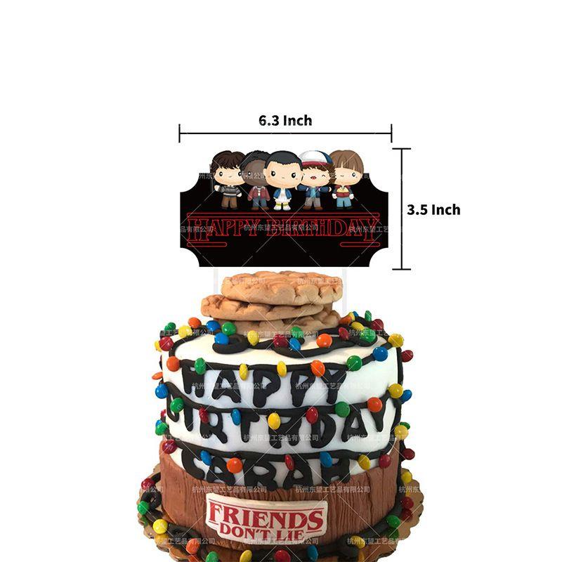 Decor Party Themed Balloons Happy Birthday Banner Topper Cake