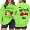 Women's Casual Fashion Long Sleeve Christmas Printed Round Neck Sweatshirt Top