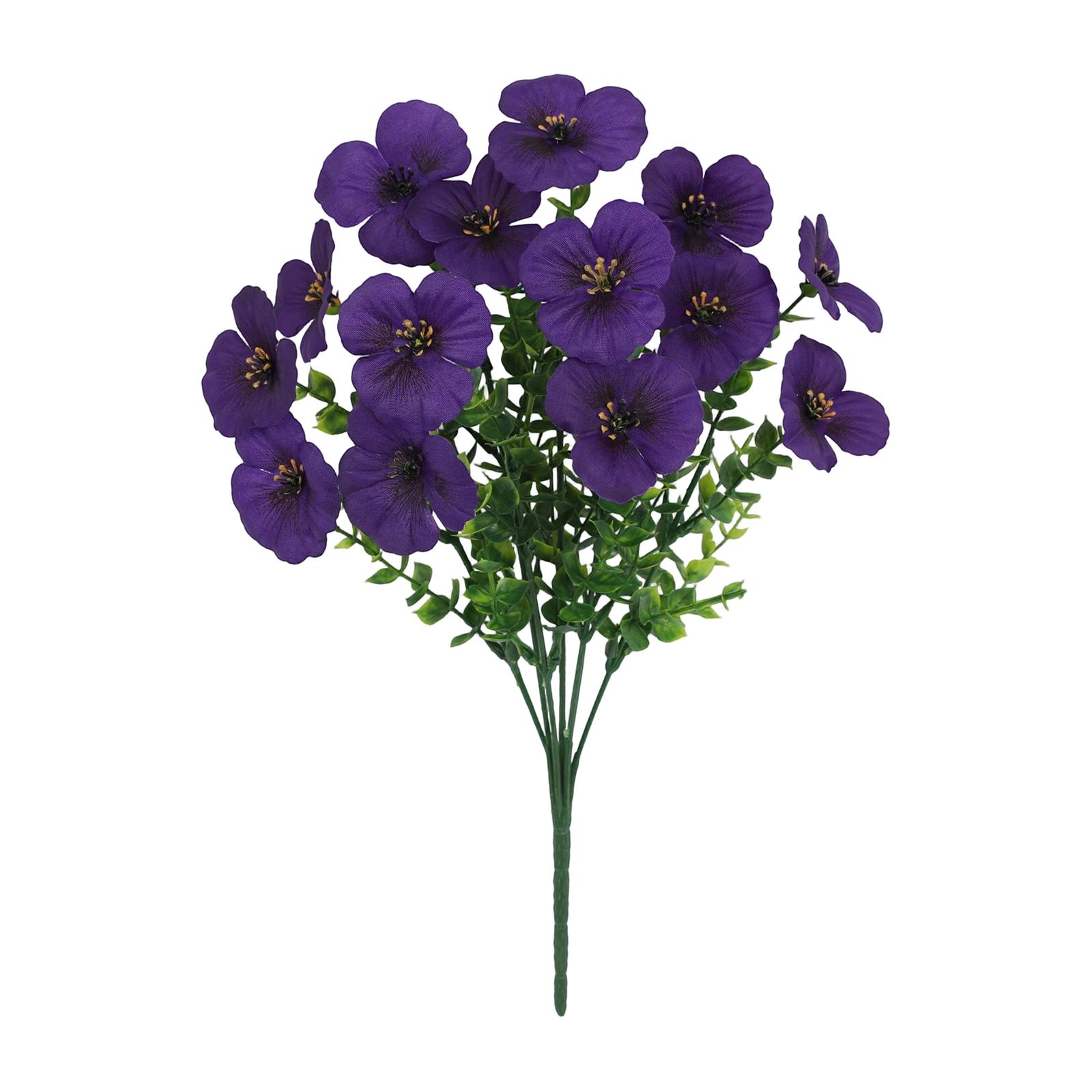 

3pcs Simulated Flowers, Christmas House Decoration, Outdoor Home Decoration One Size фіолетовий