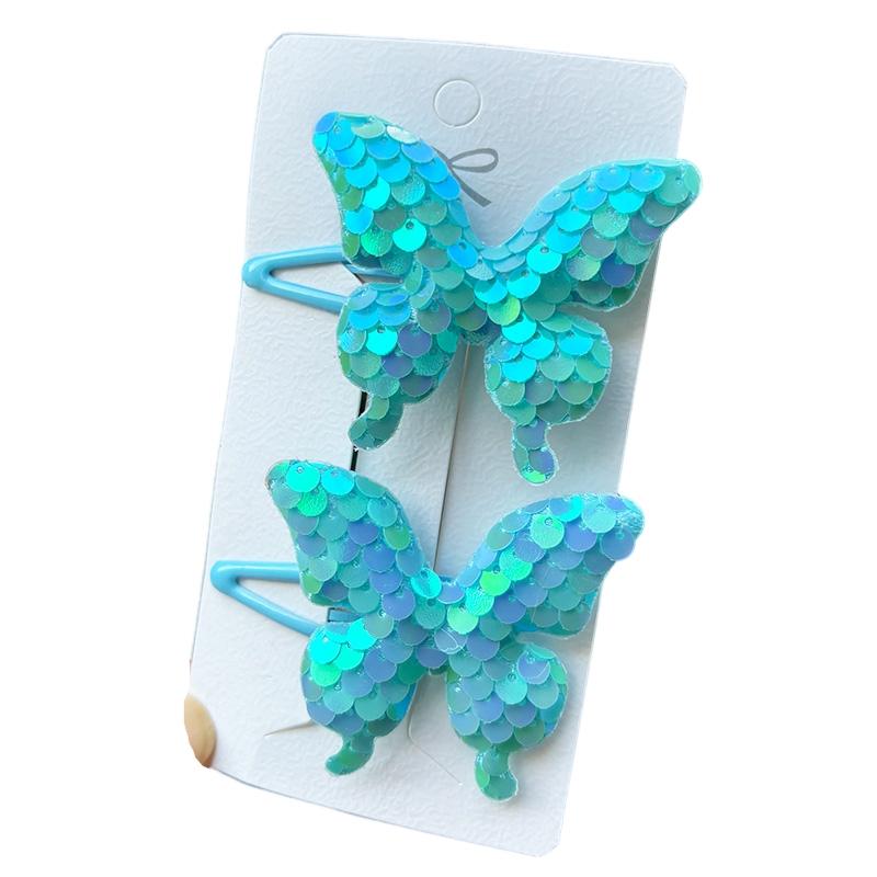 2 ST Nya Prinsessan Fjälligt Hjärta Flickor Hårnålar Härliga Barn Huvudbonader Hårspännen Hårklämmor Barrettes Håraccessoarer