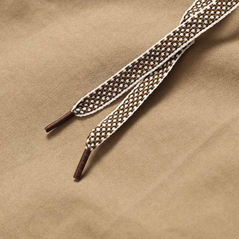 MaoRen Men's Cotton Lightweight Straight-Fit Casual Cargo Pants