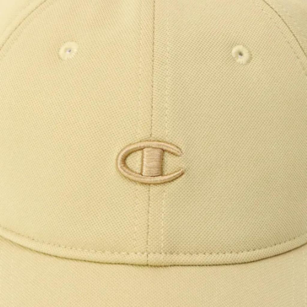 Champion Heat Highly One Point Logo Sand Beige Cap, Shielding, Breathable, Embroidery, Women's Cap, CW-BG703C,