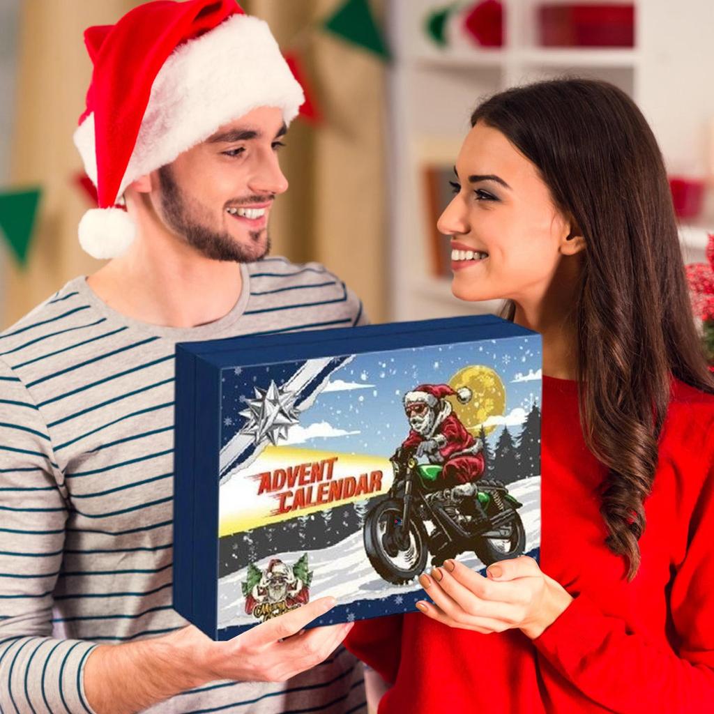 2025 Countdown Calendar 24 Day Survival Kit Advent Countdown For Men Portable Survival Tool Camping Gear Cool Gadgets For