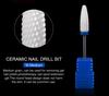 kads Ceramic Nail Drill Bits Grinding Head Milling Cutter Nail Bit Remover Nail Drill Bit Manicure Nails Drill Accessories