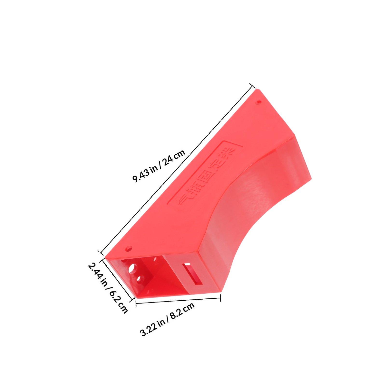 

Gas Cylinder Bracket Plastic Iron Expansion Tank Bracket Secure Hydrogen Oxygen 40L Gas Holder Wall Mount Strap червоний