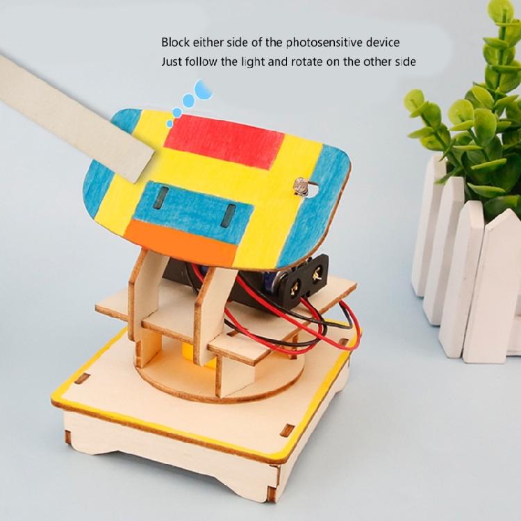 Assembly Wooden Lidar Model Set Wooden Lidar Model Physics Experiment Science Classroom Teaching Aid For Students Kid