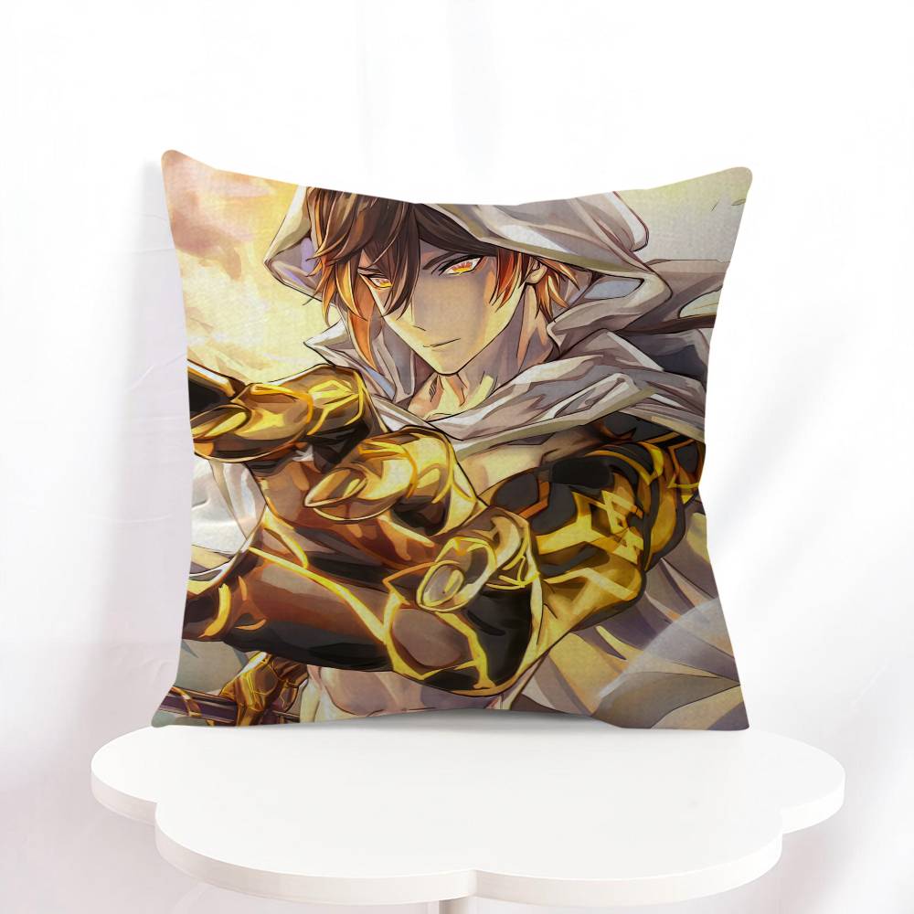 Zhongli Tecknad Kudde Gåvor Hemkontor Möbler Sovrum Soffa Bil Kuddfodral Fodral 45x45cm