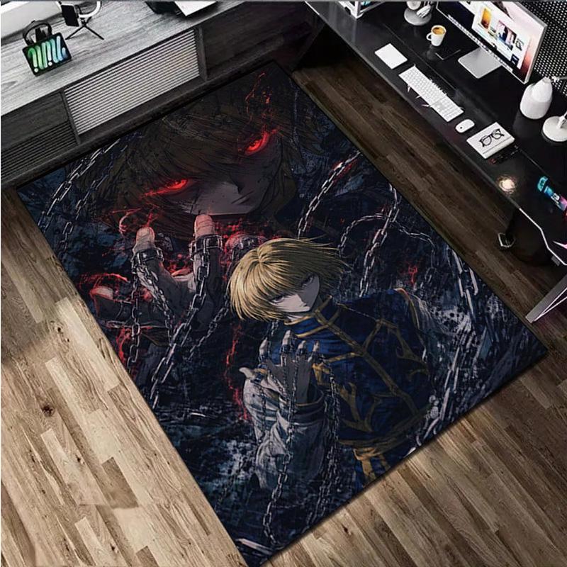 Hunter x Hunter Print Rug - Computer Chair Area Rug home decoration Carpet For Living Room Bedroom Flooring Mat