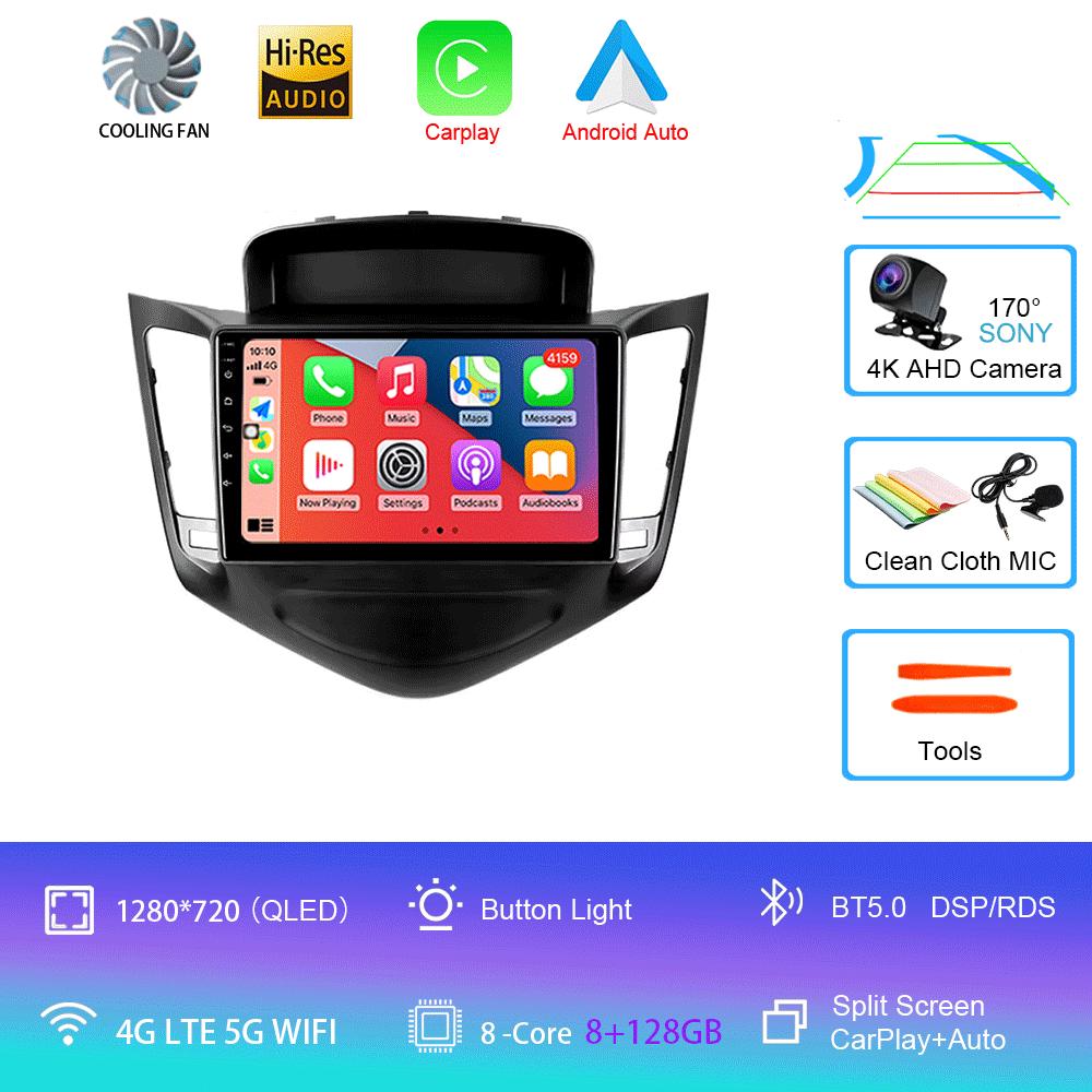 Android 14 Car Radio For Chevrolet Cruze J300 2008 - 2014 Video Player Navigation Stereo GPS