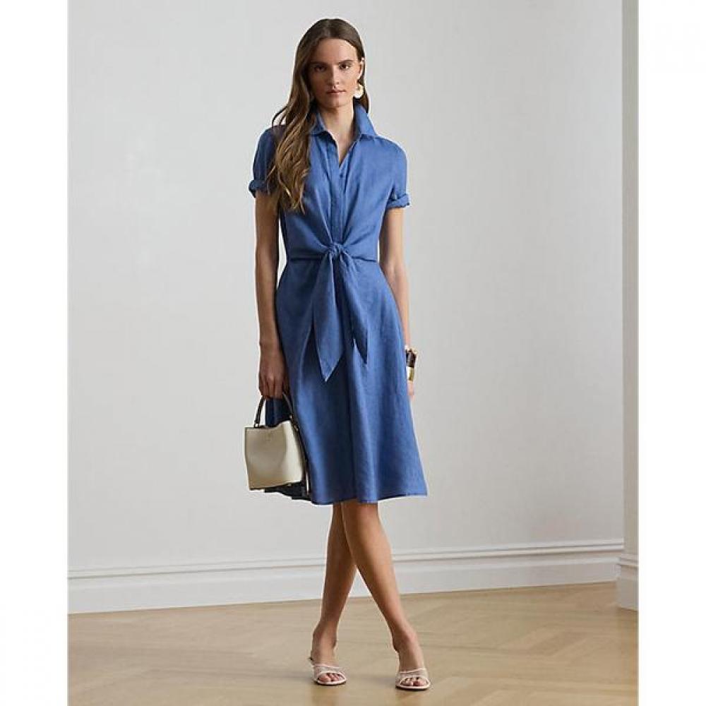 Lauren Ralph Lauren Linen Shirt Dress Wmlrdrss5020070400 0