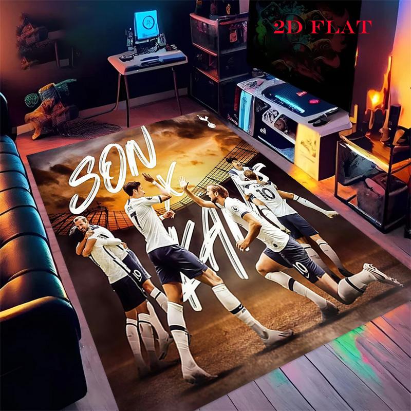 Tottenham team Carpet Rug for Living Room Bedroom Home Sofa Decoration,Kids play Nonslip Floor Mat