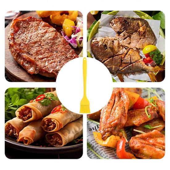 Pennello da cucina in silicone resistente al calore antiaderente senza giunture per BBQ lavabile in lavastoviglie per uso alimentare per cottura grigliatura