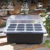 Seedling Box 12 Holes Sowing Nursery Pots Insulation with Lid Succulent Plant Seed Sprout Germination Seedling Pot Wholesale