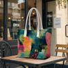 Abstract Art Shoulder Tote Bag Casual Daily Handbag for Shopping Travel Commute