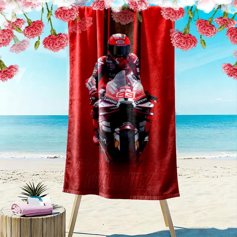 Marc Marquez Towel, Large Soft Quick Dry Towel for Beach Camping Swimming