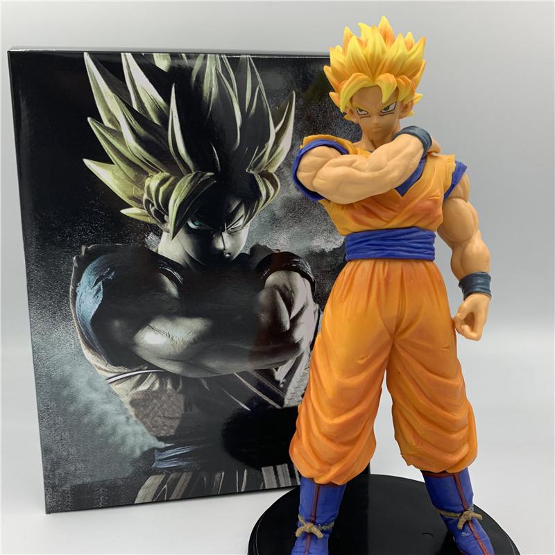 FigureCrazy Cell Figure Ultimate Shape Dragon Ball Z Goku Battle Soldiers Cell DBZ Figure Brush PVC Action Figure Collect Toy