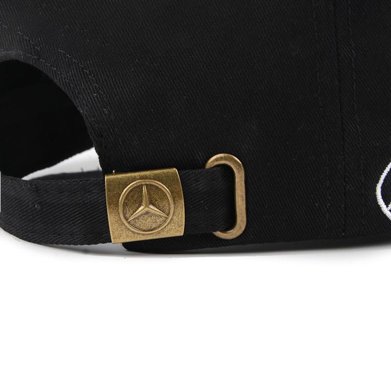 CQH1 For Mercedes Benz AMG W204 W205 W406 W222 W201 Embroidered Car Emblem Adjustable Racing Sport Baseball Hat Motorcycle Casual Cap