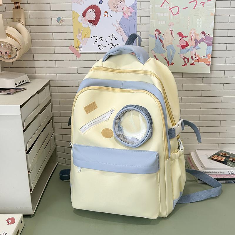 Campus Schultasche Damen Rucksack mit großer Kapazität Studentenrucksack