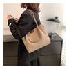 Damen Faux-Leder Eimer Tasche Neu Retro Minimalistisch Große Kapazität Reißverschluss Schulter Handtasche