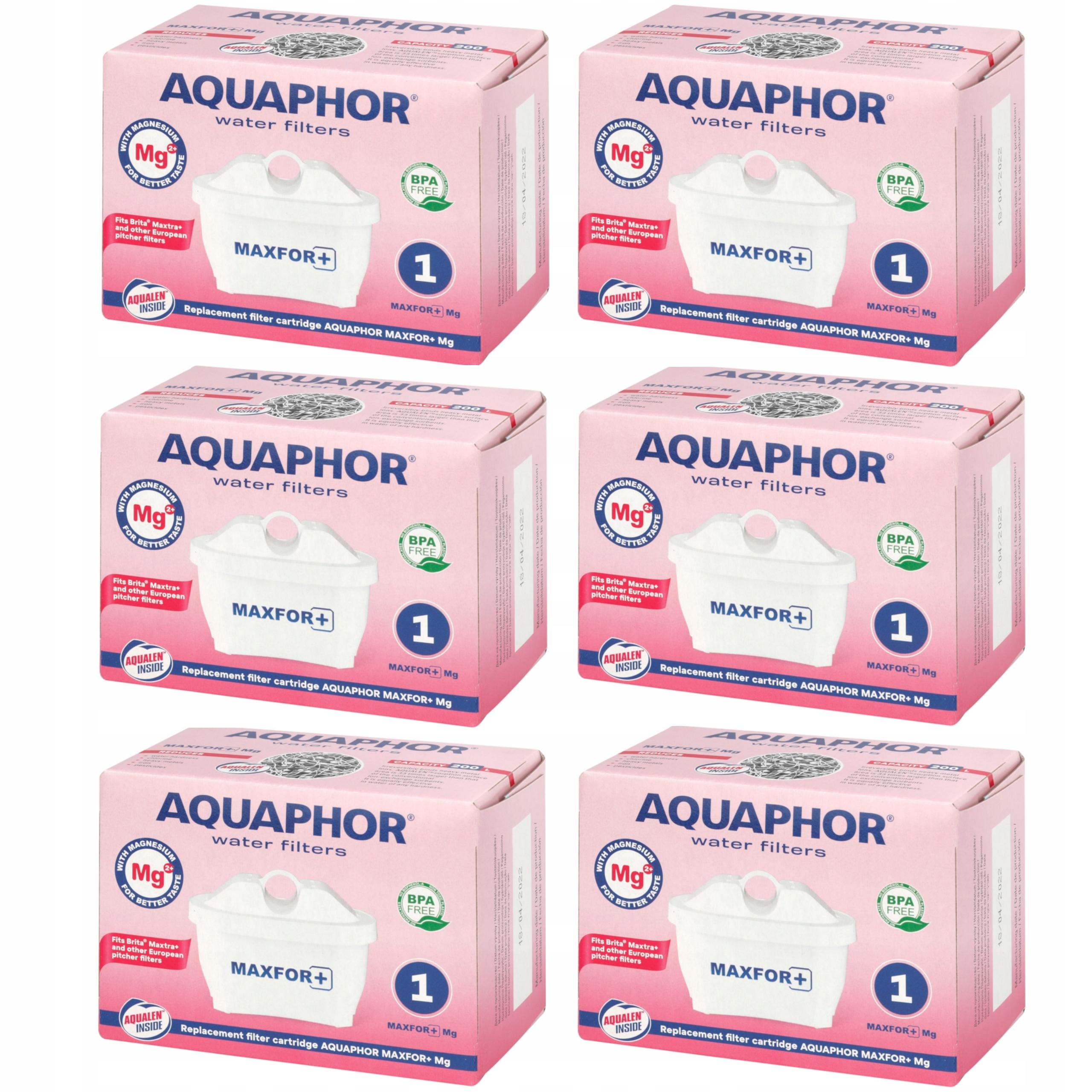Aquaphor Maxfor+ Mg Filterkartusche 6 Stück