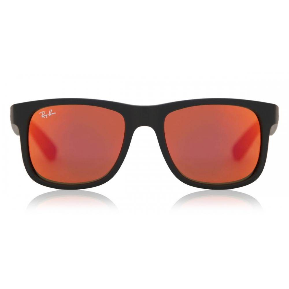 Солнцезащитные очки Ray Ban Rb4165 Justin Color Mix 622 6q для мужчин Rubber Black/55-16-145