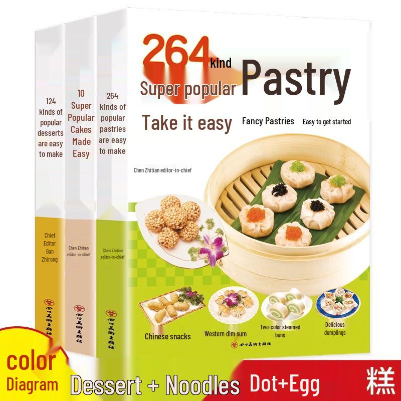 Super Easy Pastries & Desserts: 3 Volumes of Genuine Step-by-Step Recipes Volume 1