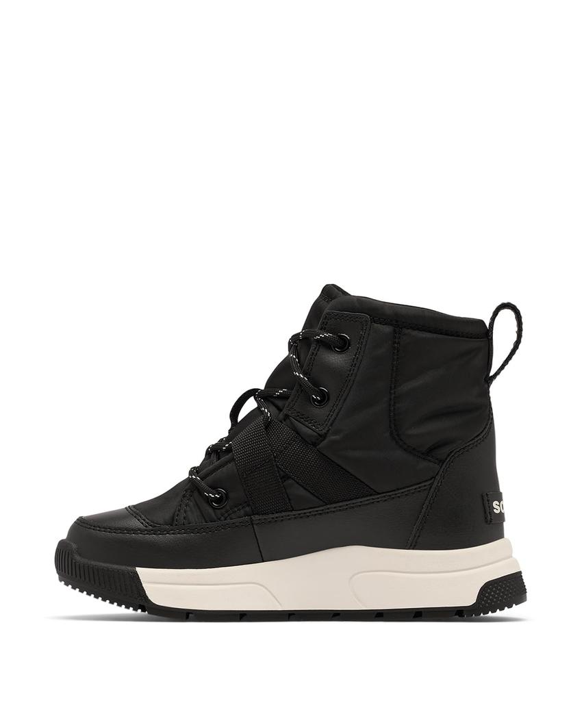 Sorel Whitney 3 Mid Waterproof Size Sea Salt Kids' Boots, 23.0cm, Black,