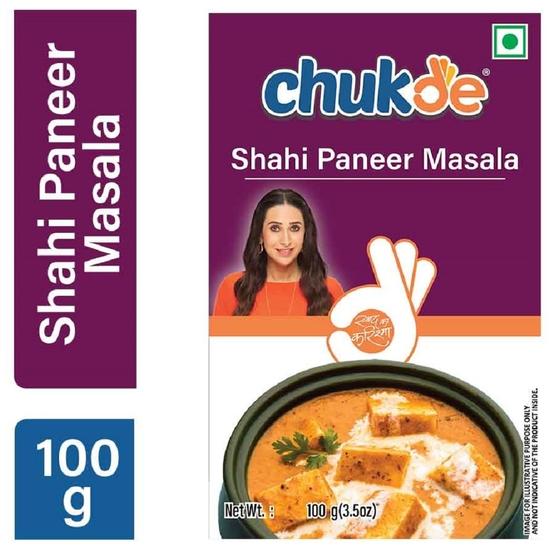 Chukde - Shahi Paneer Masala - Fresh & Aromatic & Creamy Gravy - Ideal for Homemade & Restaurant-Style Cooking - 100 Gm (Pack of 2)