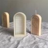 Happiness Door Candle Mold Clay Plaster Resin Decorations DIY Epoxy Resin Aromatherapy Candle Soap Silicone Mould