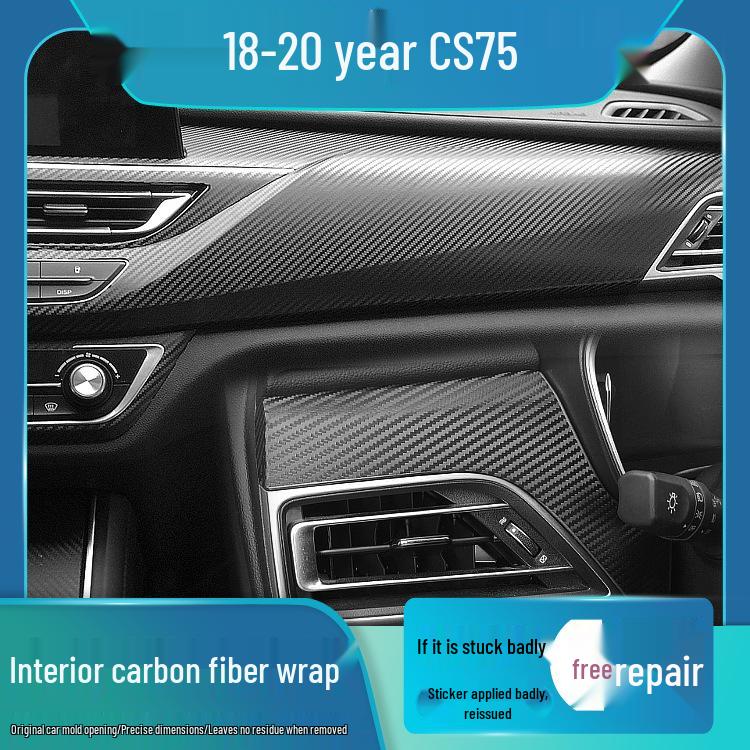 Changan CS75 (2014-2020) Carbon Fiber Interior Trim Sticker - Free Replacement