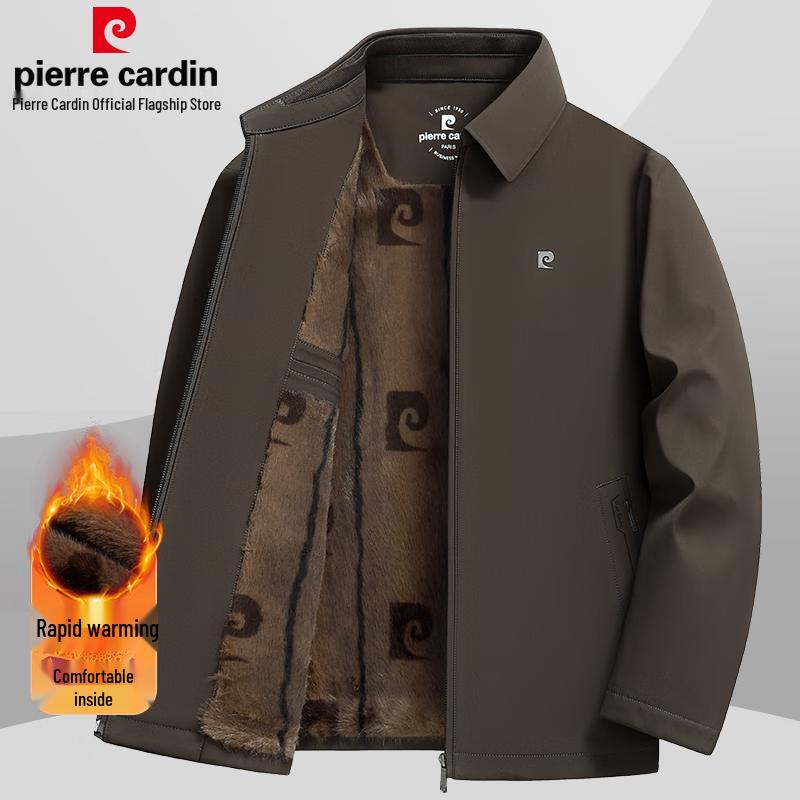 Pierre Cardin Men's Golden Mink Fleece Lined Padded Jacket