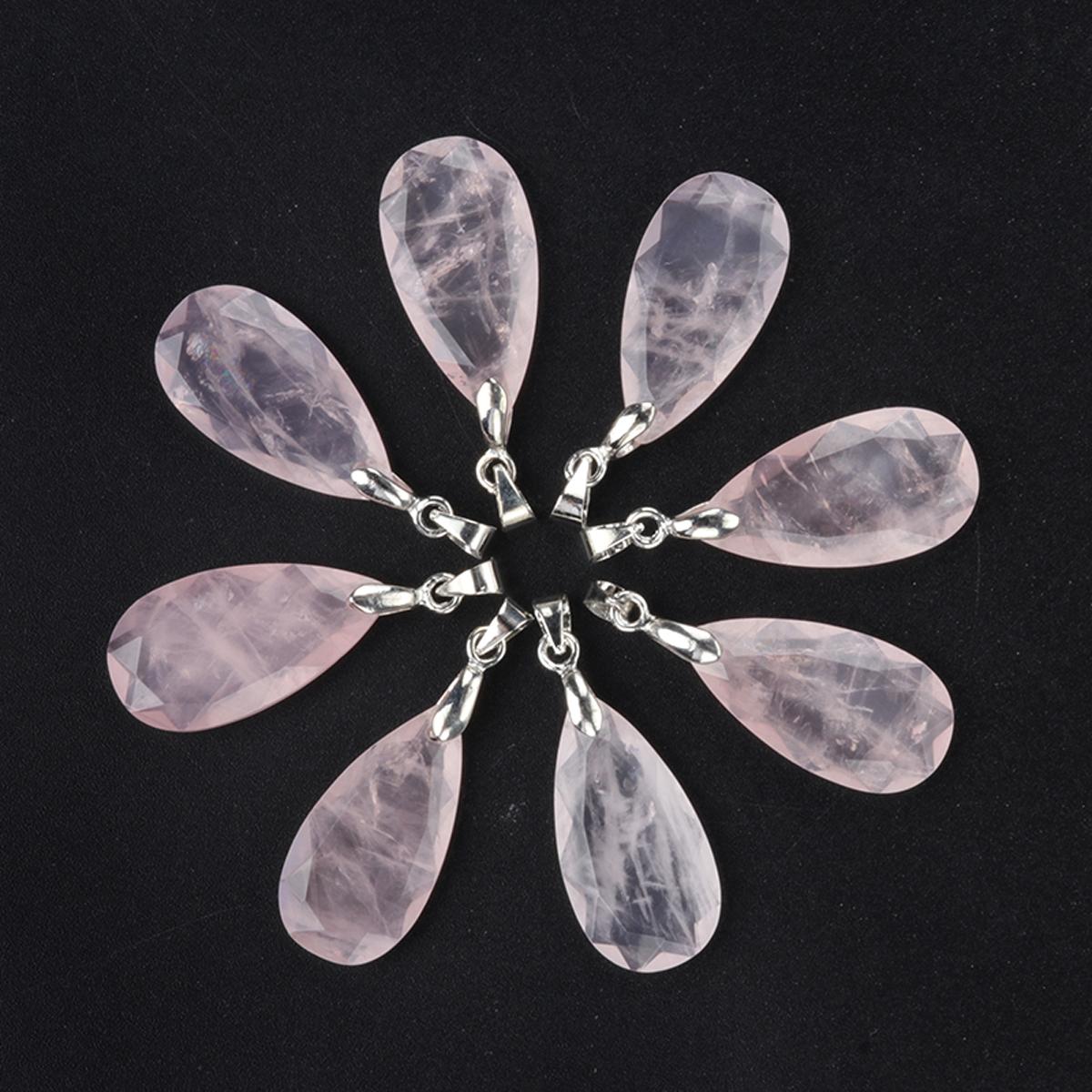 

1 шт. хрустальный кулон граненый натуральный камень в форме капли подвески для изготовления ювелирных изделий DIY ожерелье аксессуары ремесло 25x13 мм 25x13mm