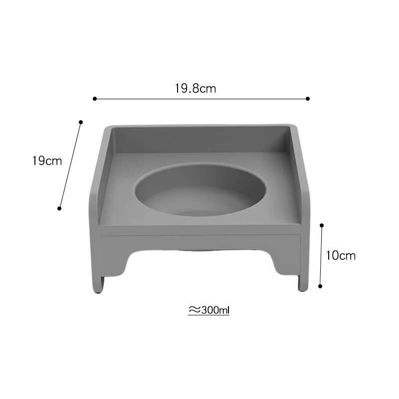 High Quality Pet Cube Cat Bowl Rack Dining Table Can Be Spliced Dog Ceramic Pet Bowl Water Food Leak Proof Neck Guard