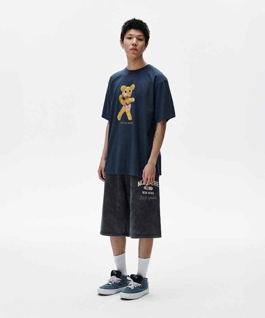 MAHAGRID Dancing Machine Tee Navy(Mg2Fmmt507A)