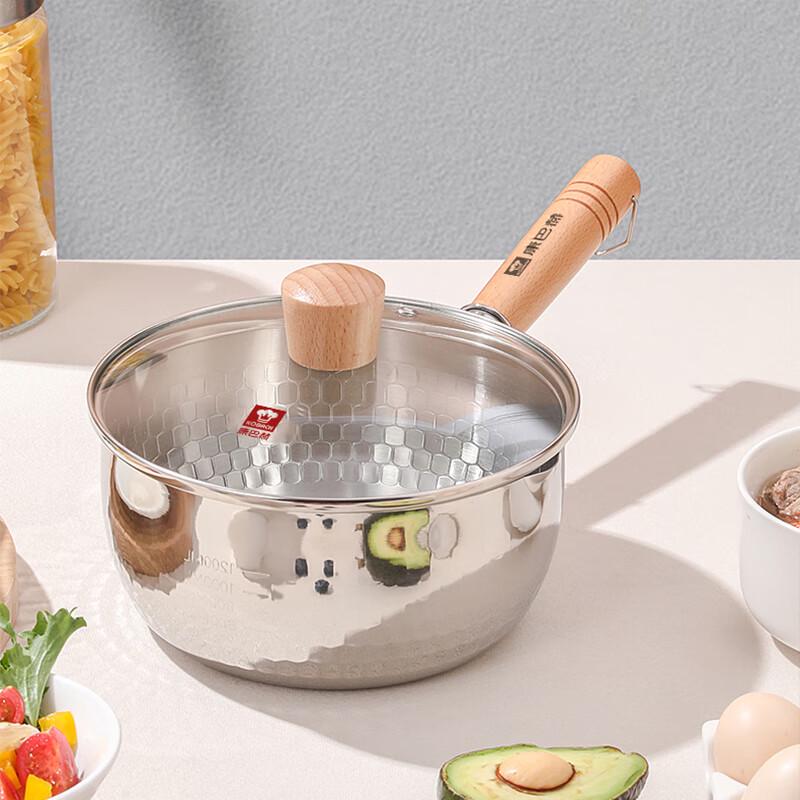 Kangbakh 18cm 304 Stainless Steel Yukihira Pot