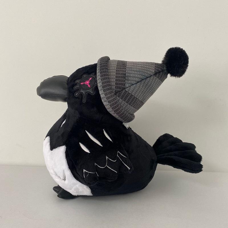 20Cm Murder Drones Uzi Crow Fluffy Buddies Gentle Cuddly Beast Crow Killer Uzi Raven Throw Pillow Playthings Suitable For Boy Or Girl Birth Day Xmas