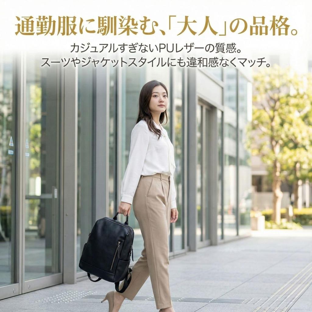 INNOCRIE Women's 2-Way3-Way Backpack, Soft Leather, Water-Repellent, Perfect for School and Work, Can Also Be Used as a Shoulder Bag (Blue)