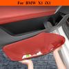 For BMW X1 iX1 2016 - 2026 Car Door Slot Storage Box Leather Protective Pad Cover Glove Box Storage Barrel Interior Accessories