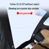 Compatible with Feifan 22-24 R7: radar-free sunroof, ice crystal sunshade, heat insulation, UV protection, privacy, and blackout panel.