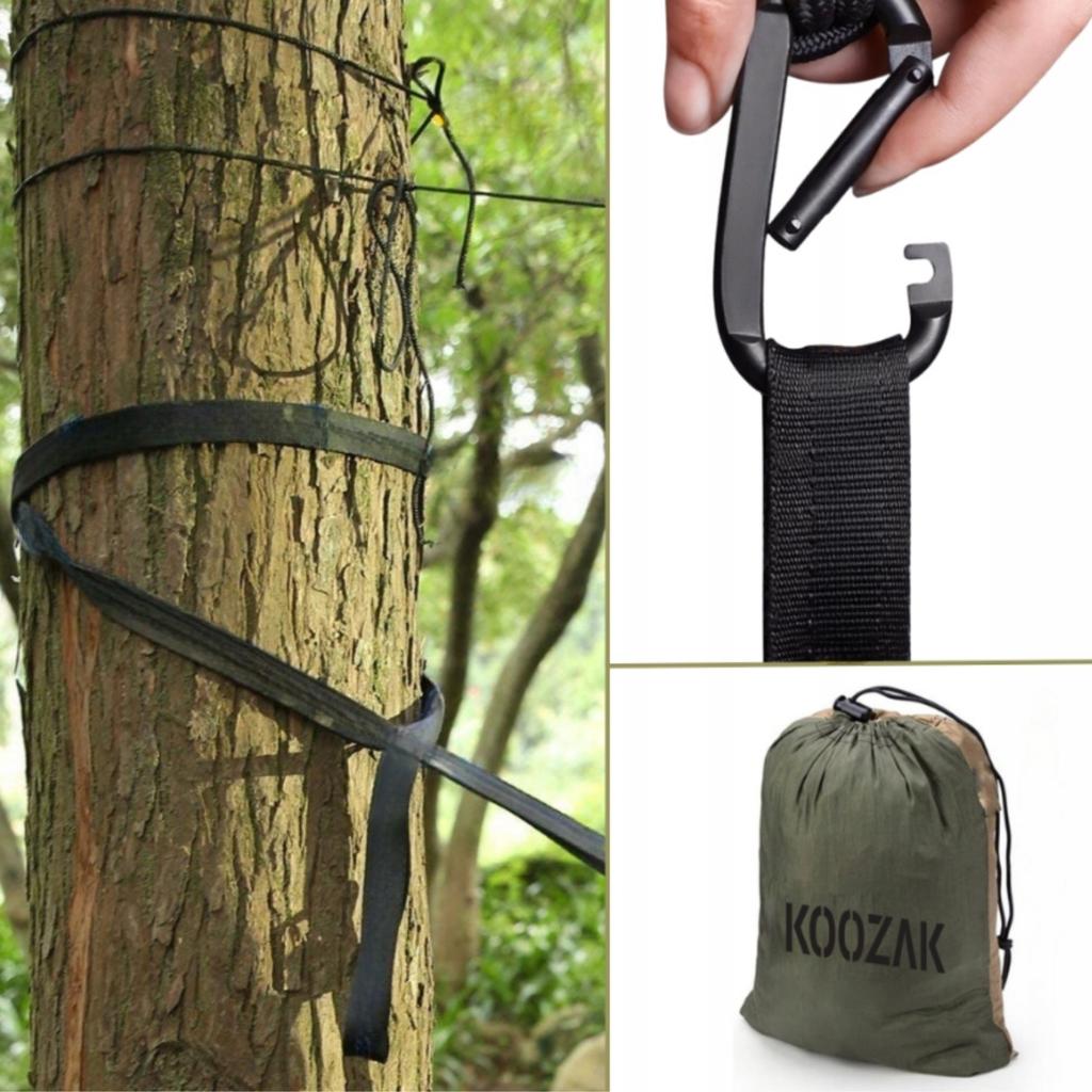 Hammock with mosquito net, deckchair, tourist bed, survival double gadgets