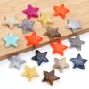 50pcs/lot 21mm Acrylic Star Beads Colorful Pentagram Cloud Loose Spacer Beads for Jewelry Making DIY Necklace Bracelets Keychain