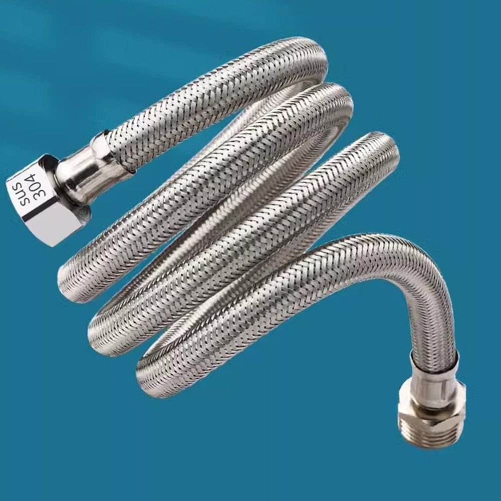 Internal Threaded Flexible Shower Hose Stainless Steel Braided Hose Extension Sprayer Pipe